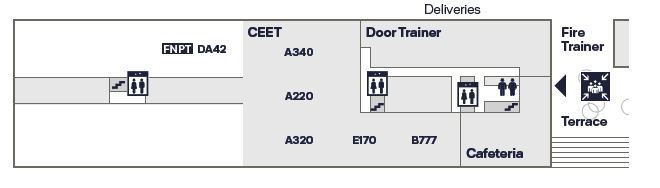Cafeteria location map