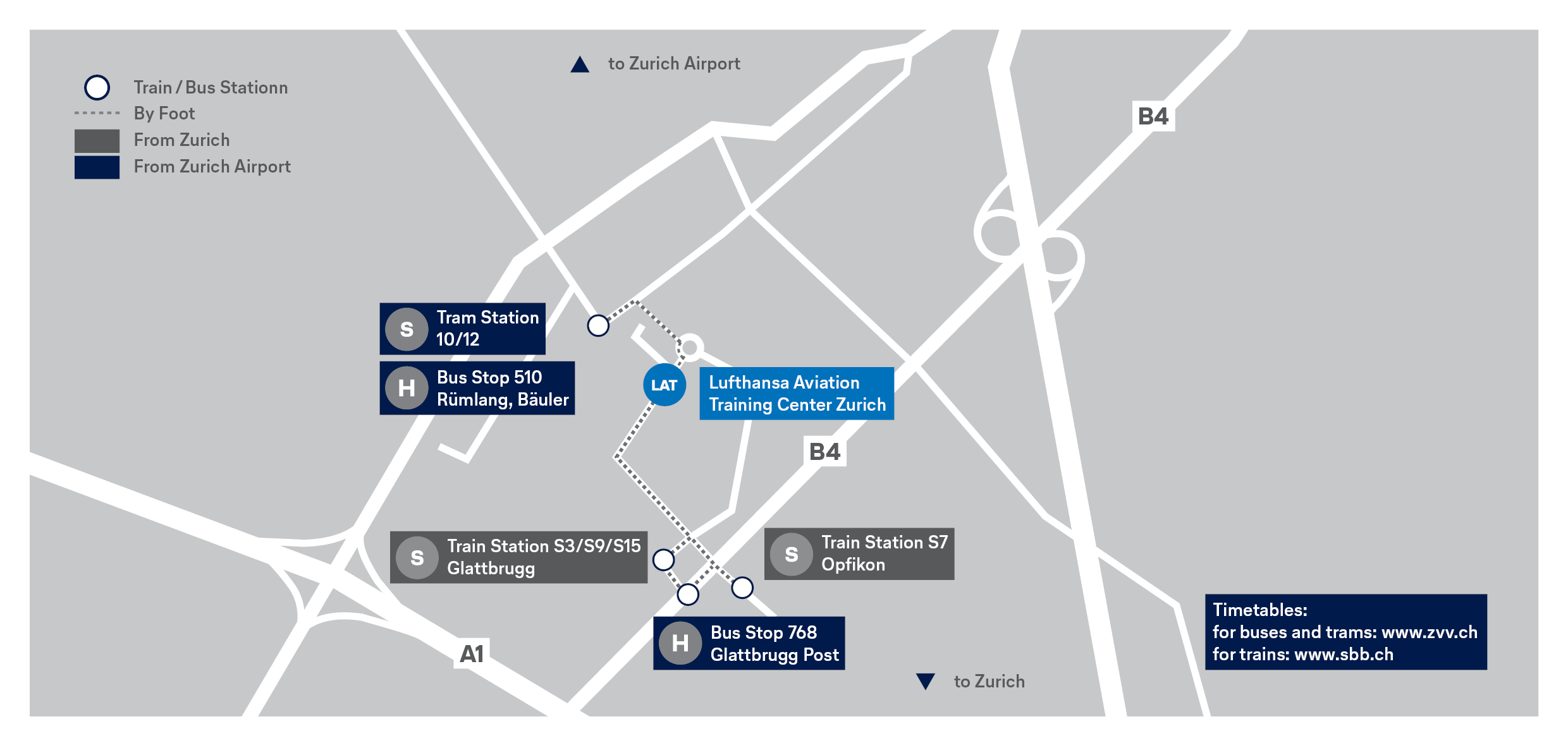 LATC Zurich location map